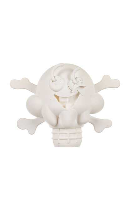 ICECREAM cones n bones figurine - white