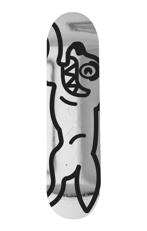 ICECREAM gold skate deck - Silver