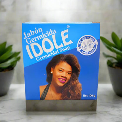Idole Germicidal (Blue) Soap 2.63 oz / 75 g (3 PACK)
