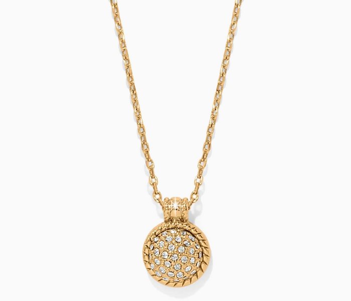 Illumina Celeste Dome Gold Necklace