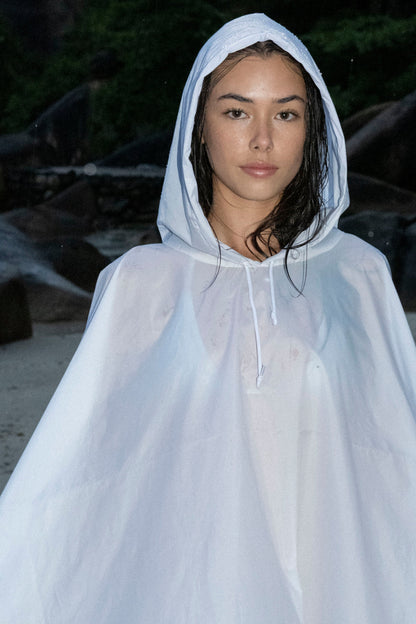 RNF419 - Hooded Nylon Rain Poncho