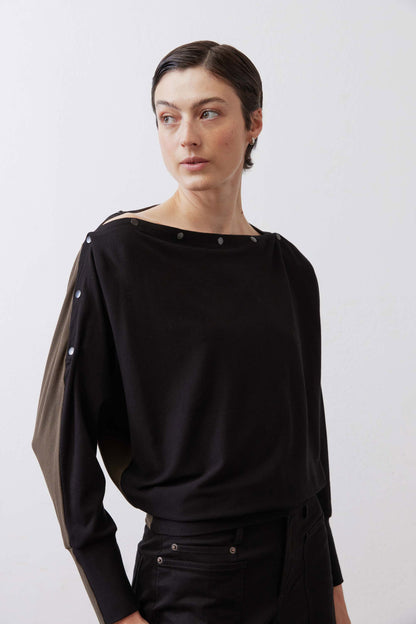 In A Snap Long Sleeve Top
