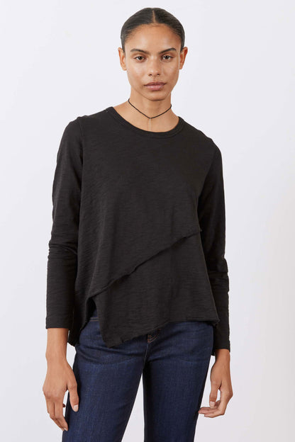 Inner Glow Asymmetric Long Sleeve Top