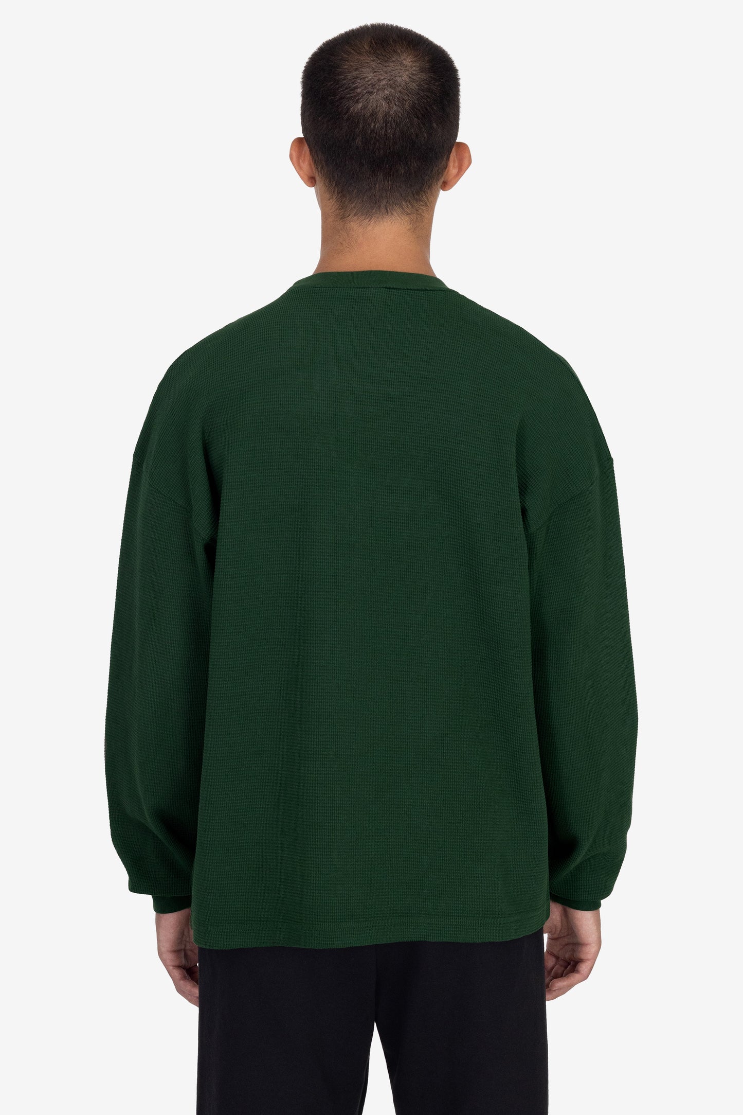 TX407GD Mix - Long Sleeve Heavy Thermal Crew Neck