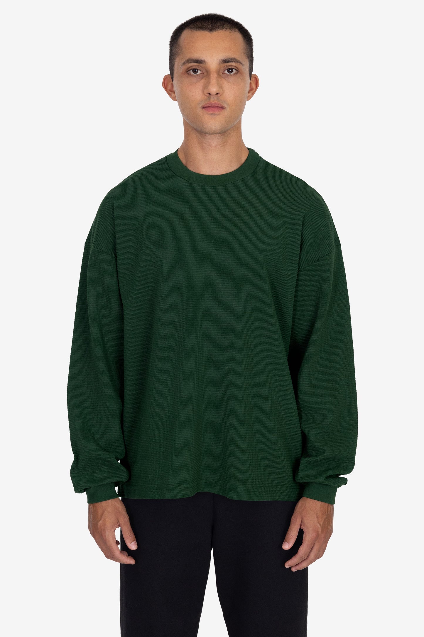 TX407GD Mix - Long Sleeve Heavy Thermal Crew Neck