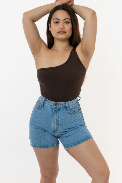 43089 - Baby Rib One Shoulder Top