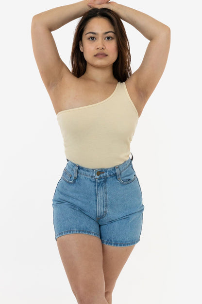 43089 - Baby Rib One Shoulder Top