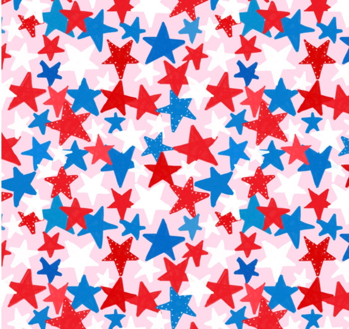 James and Lottie - Lottie One Piece - Patriotic Stars