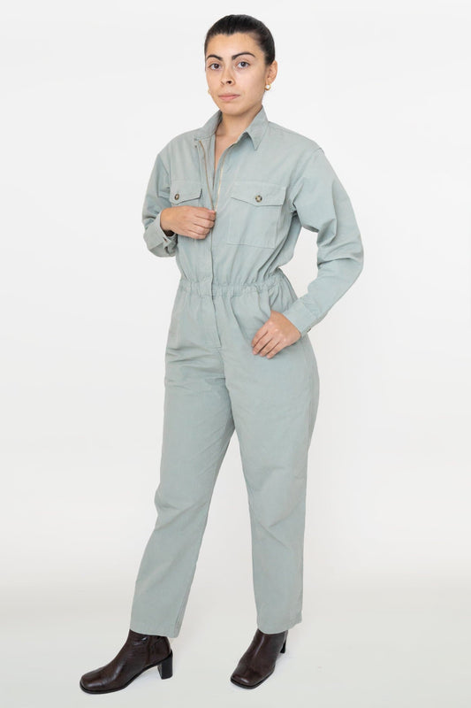 RJC3207GD - Cotton Poplin Utility Jumpsuit