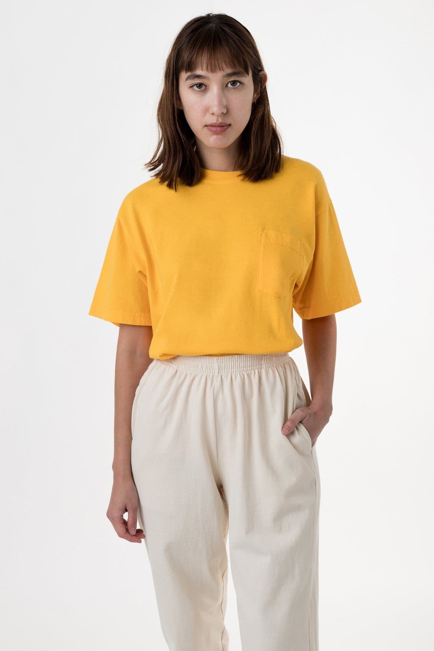 1809GD Unisex - Short Sleeve Garment Dye Pocket T-Shirt