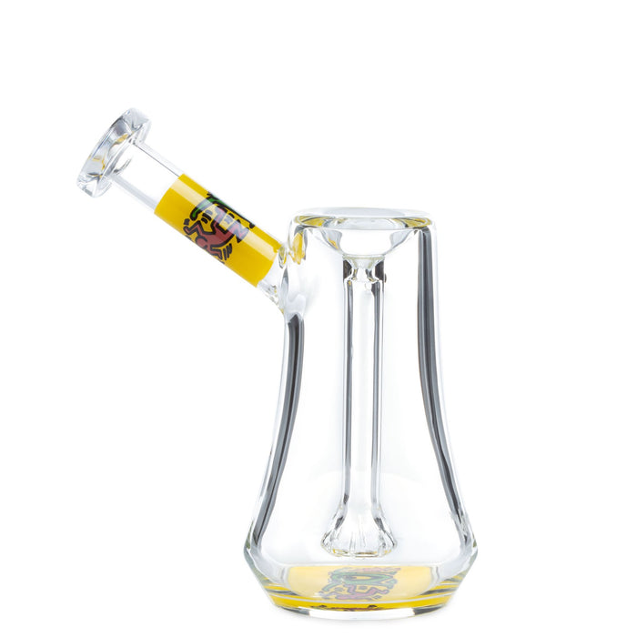 keith haring bubbler pipe yellow