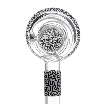 keith haring spoon pipe black white bowl