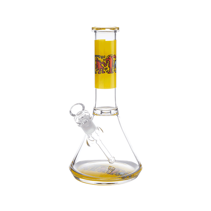 kharing glass water pipe yellow