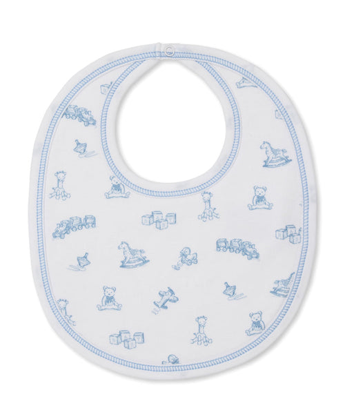 Kissy Kissy - Bib - Blue Vintage Toy Treasures