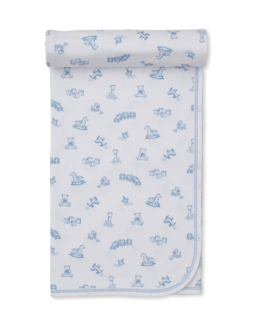 Kissy Kissy - Blanket - Blue Vintage Toy Treasures