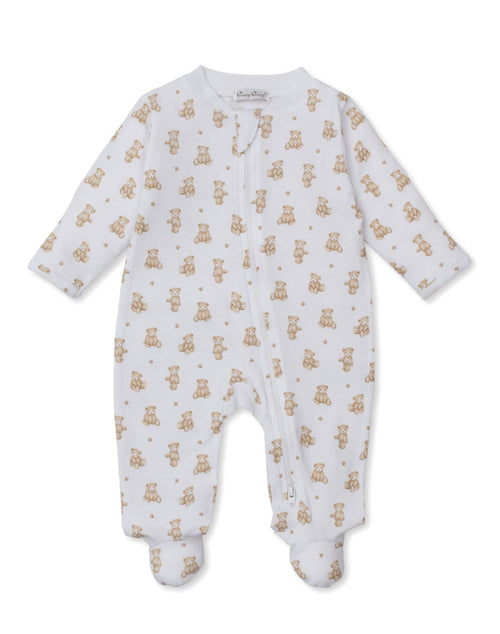 Kissy Kissy - Footie with Zipper - Brown Teddy Bear Time
