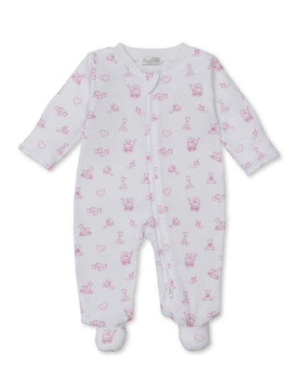 Kissy Kissy - Footie with Zipper - Pink Vintage Toy Treasures