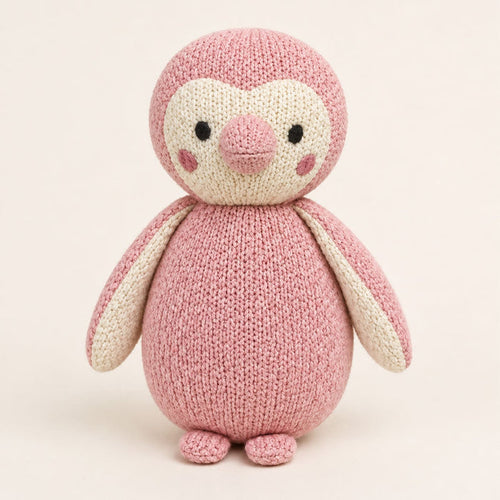 Knitted Soft Toy For Babies & Kids | Penguin