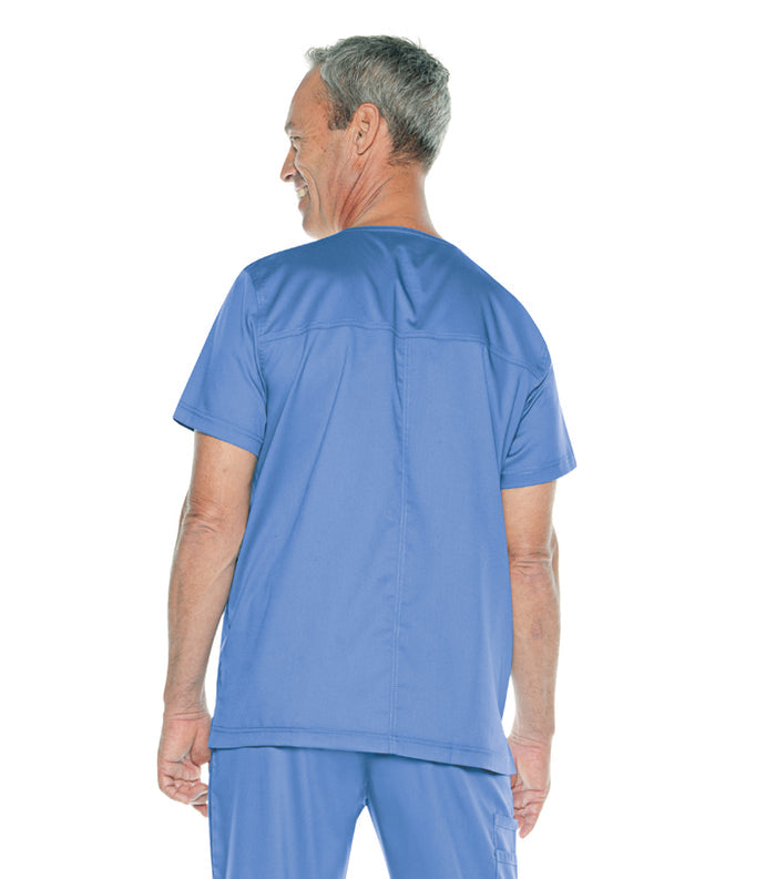 Landau Mens Proflex V Neck 4 Pocket Top