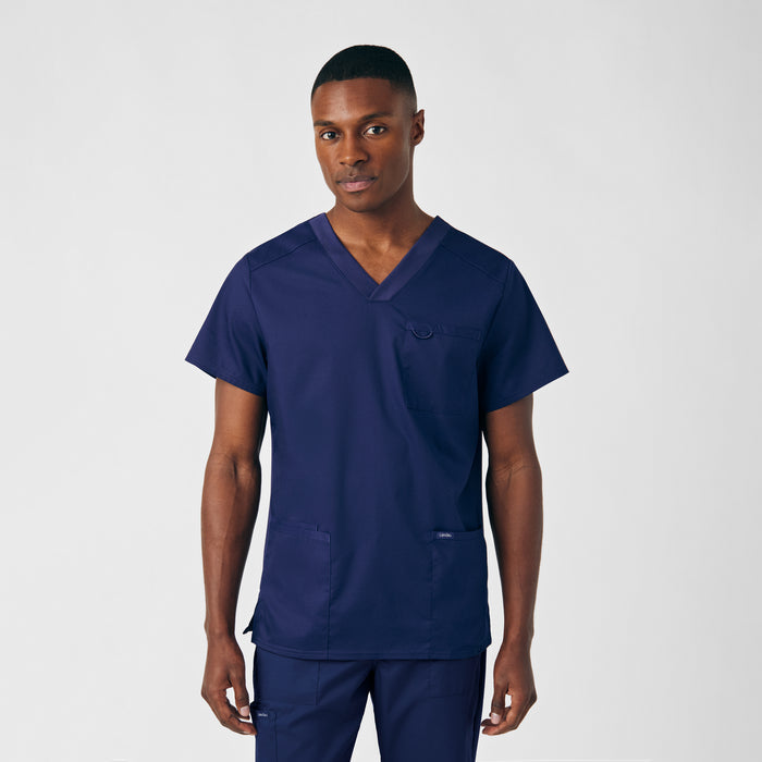 Landau ProFlex Mens 4-Pocket V-Neck Scrub Top