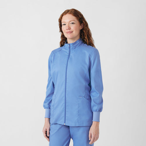 Landau ProFlex Womens 3-Pocket Scrub Jacket