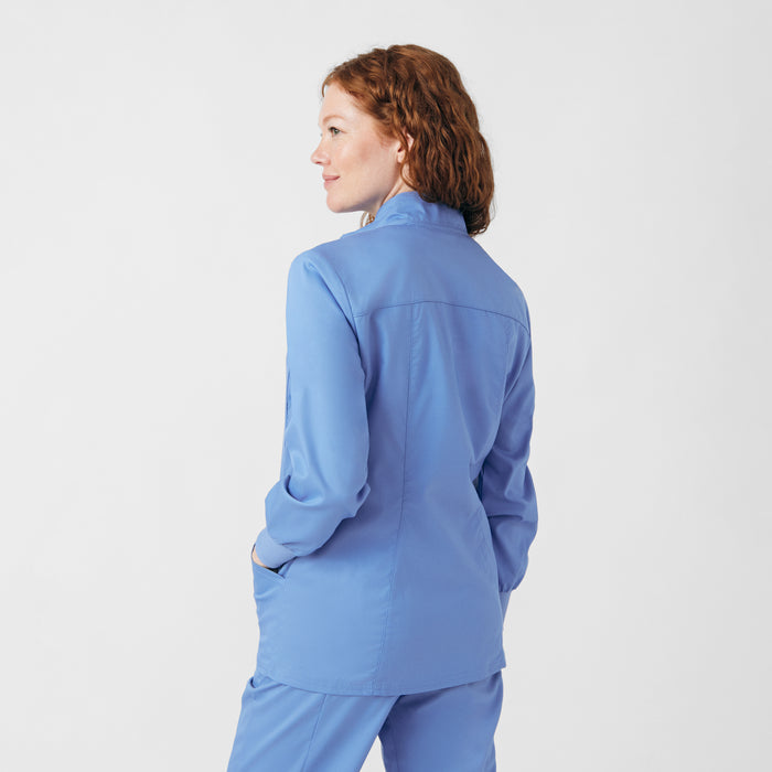 Landau ProFlex Womens 3-Pocket Scrub Jacket