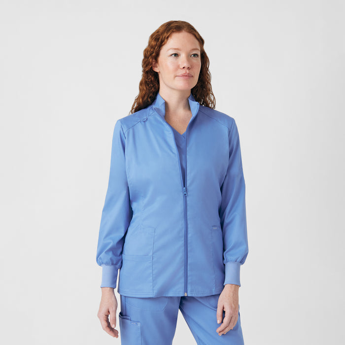 Landau ProFlex Womens 3-Pocket Scrub Jacket