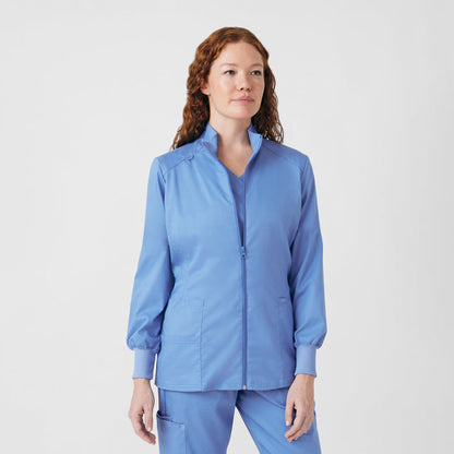 Landau ProFlex Womens 3-Pocket Scrub Jacket