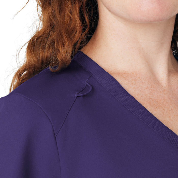 Landau ProFlex Womens 3-Pocket V-Neck Scrub Top