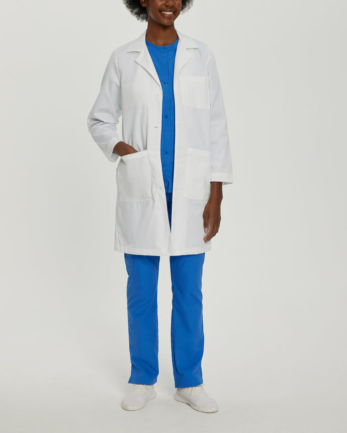 Landau Women's Three Pocket 37.8" Full-Length Lab Coat
