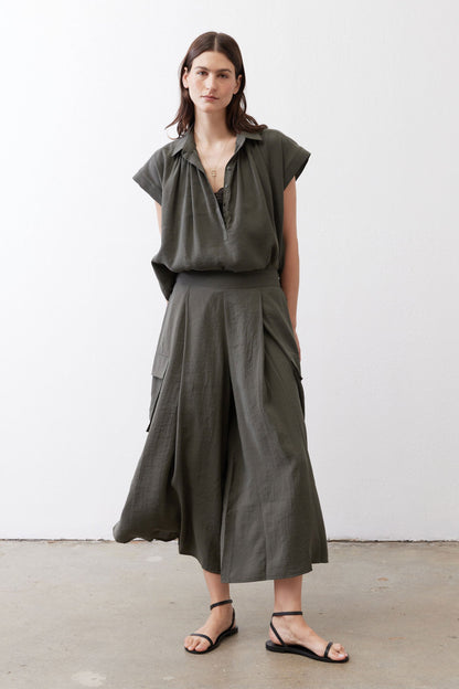 The Nonchalant Oversized Voile Blouse