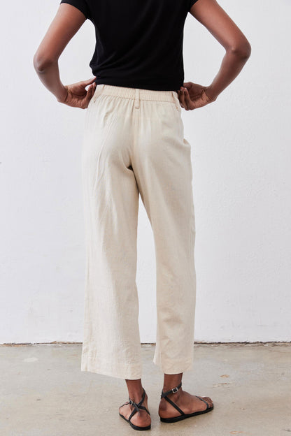 Linen A-Line Pants