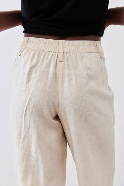 Linen A-Line Pants