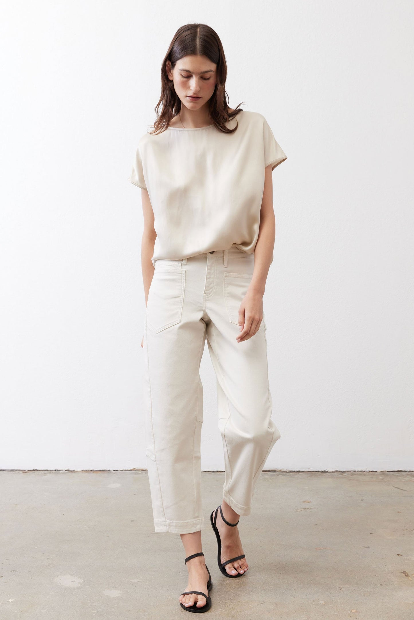 Almost A Tee Silk Blouse