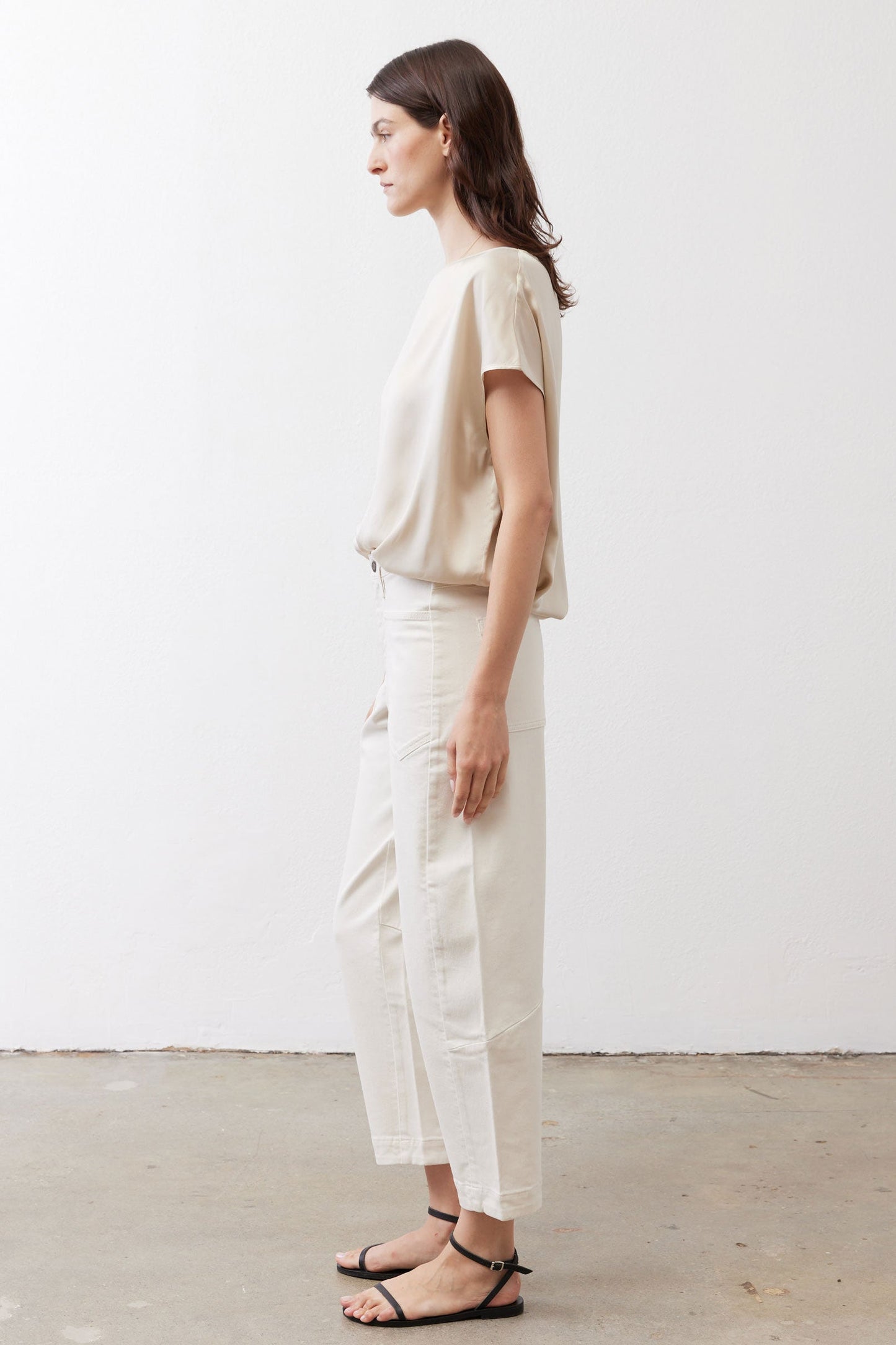 Almost A Tee Silk Blouse