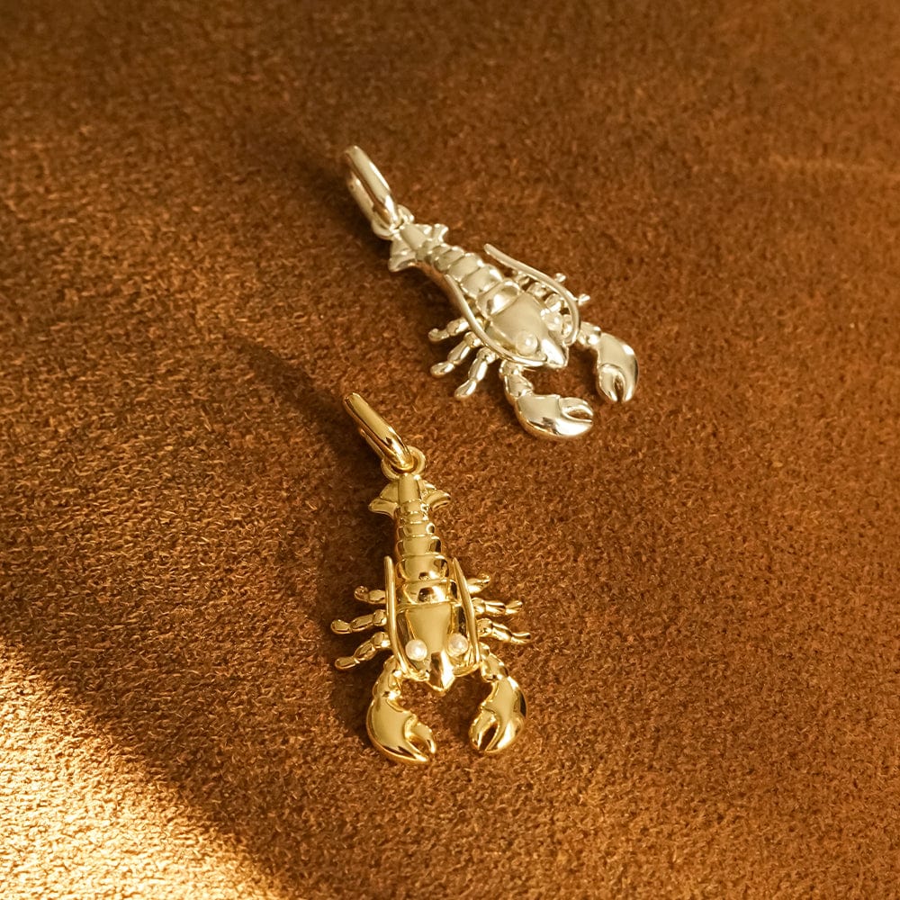 Lobster Charm 18ct Gold Plate