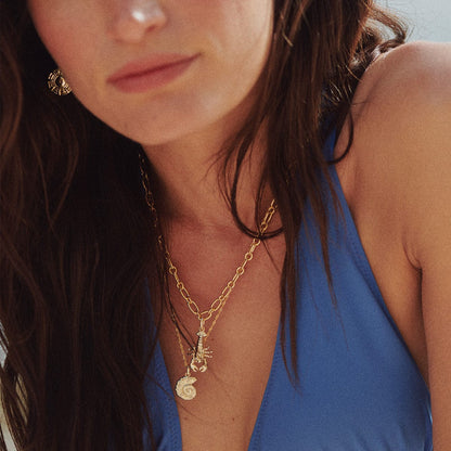 Lobster Chunky Chain Necklace 18ct Gold Plate