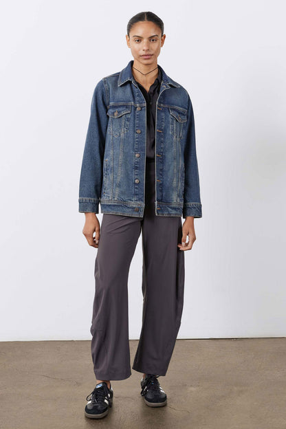 Long Line Denim Jacket