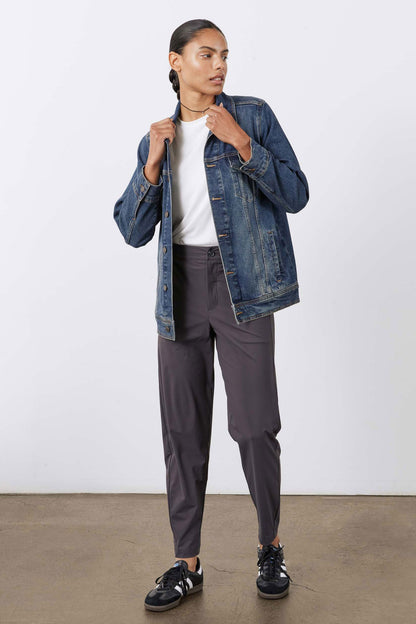 Long Line Denim Jacket