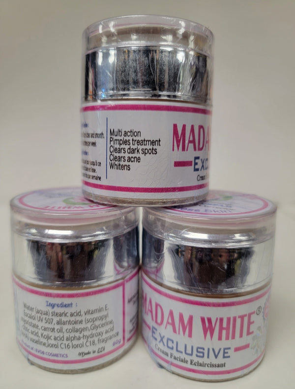 MADAM WHITE EXCLUSIVE XTRA WHITENING MILK FACIAL CREAM MADAM WHITE