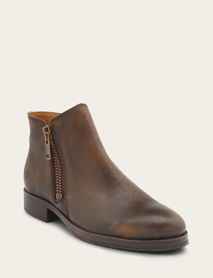 Madison Moto Shootie - Dark Brown - Hero