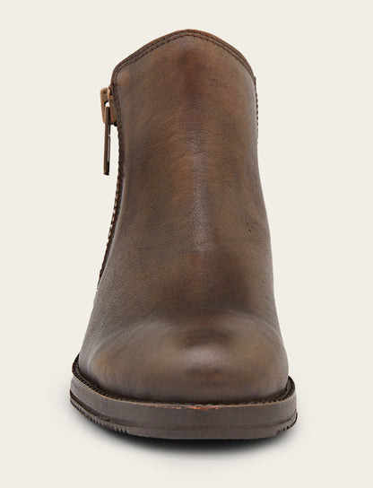 Madison Moto Shootie - Dark Brown - Front