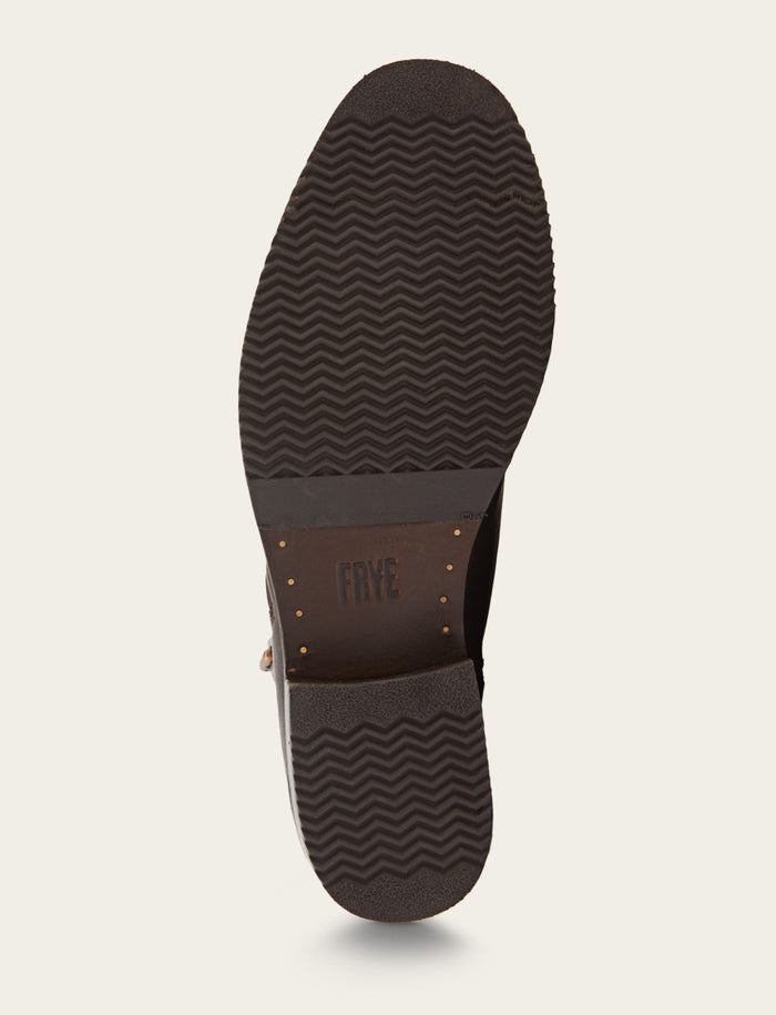 Madison Moto Shootie - Dark Brown - Sole