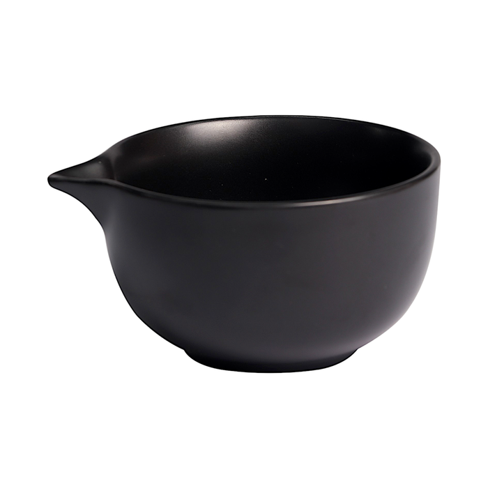 Matcha Bowl With Spout, Matte Glaze