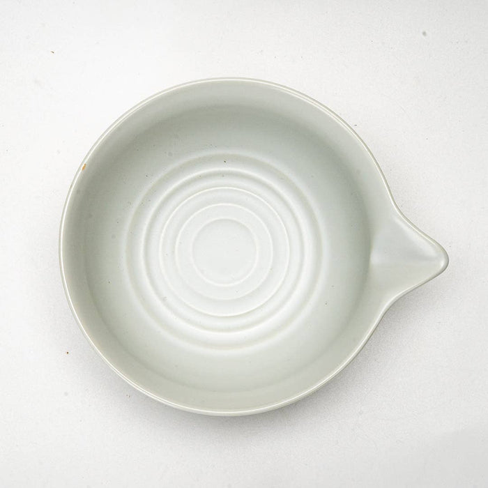 Matcha Bowl With Spout, Matte Glaze