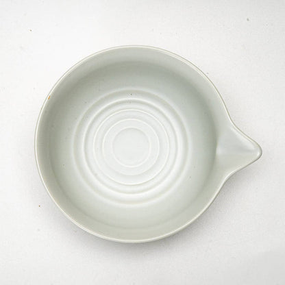 Matcha Bowl With Spout, Matte Glaze