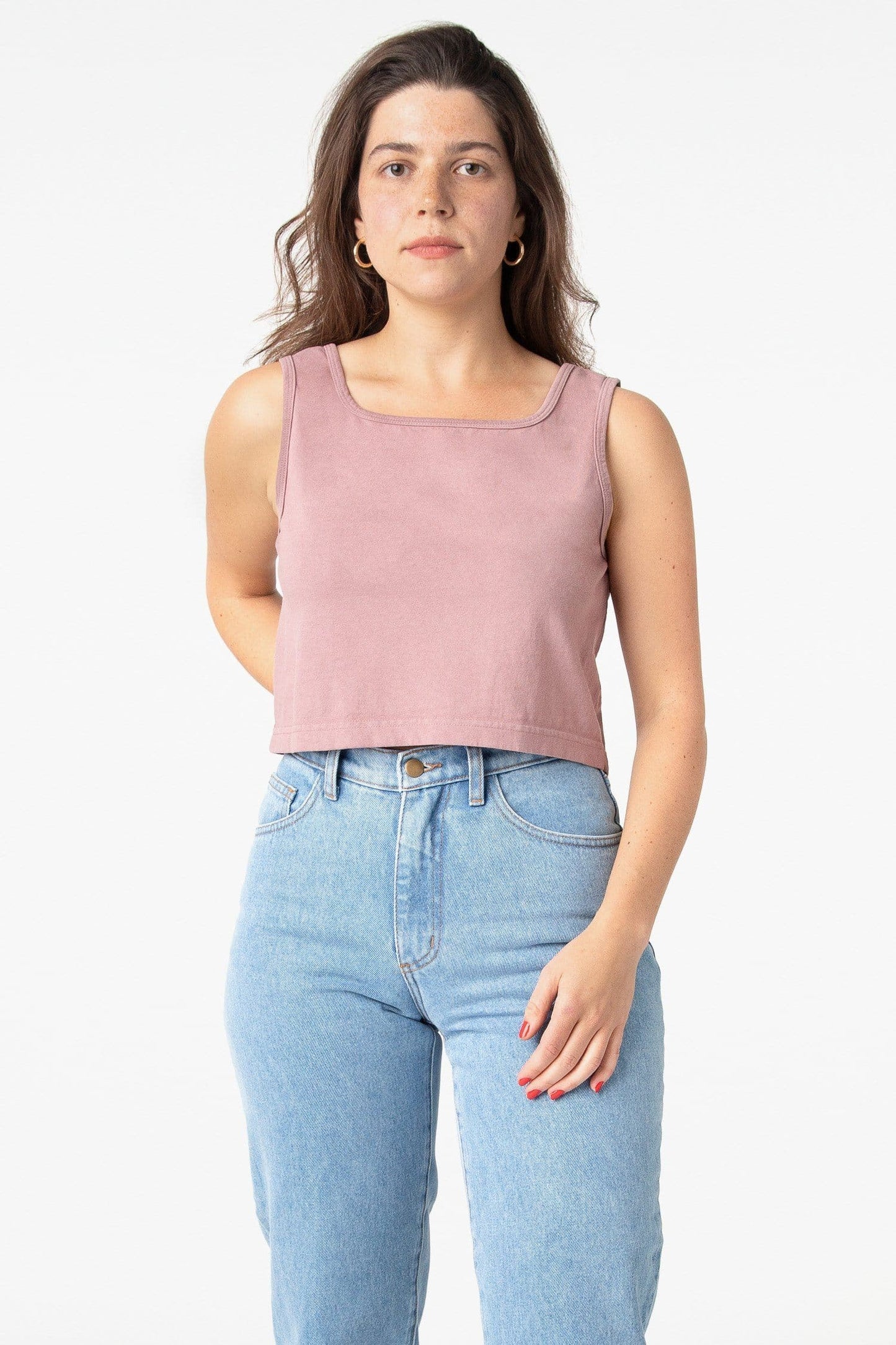 1822GD - Garment Dye Crop Tank