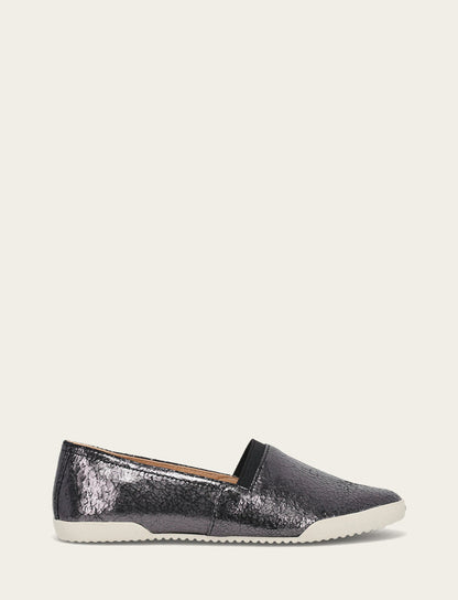 Melanie Slip On - Pewter Mirror - Outside