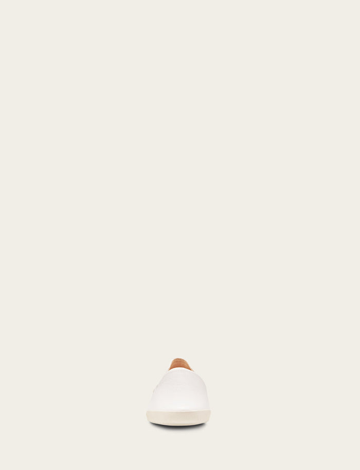 Melanie Slip On - White - Front