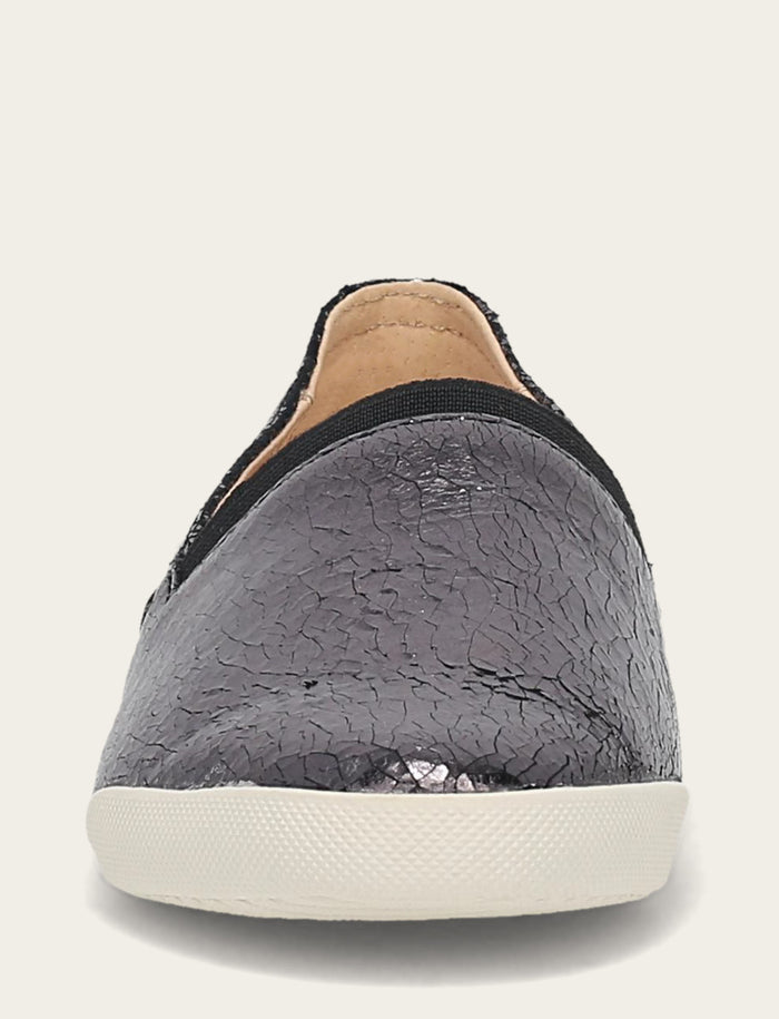 Melanie Slip On - Pewter Mirror - Front